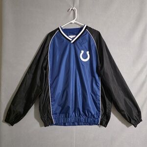 Vtg Y2K Indianapolis Colts Lightweight Pullover Windbreaker Size XL